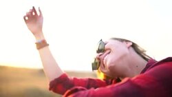 Living Life Wild And Free Stock Footage