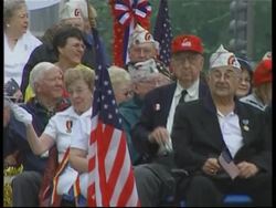 Parade of World War II veterans for Memorial Day News Clip