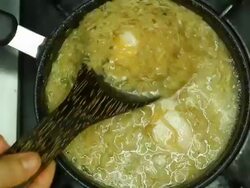 Stir instant noodles Stock Footage