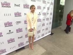  Elizabeth Olsen at 2012 Film Independent Filmmaker Grant And Spirit Award Nominees Brunch on 1/14/2012 in West Hollywood, CA. (Footage by WireImage Video/Getty Images Entertainment Video) Stock Footage