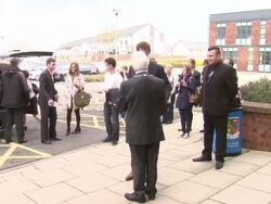 Andy Murray Stirling arrival News Clip