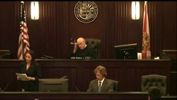 A Fla. man has been convicted of three counts of attempted second-degree murder after an argument over loud music outside of a convenience store. A mistrial was declared Saturday on a first-degree murder charge after jurors couldn't agree on it. (Feb. 15) News Clip