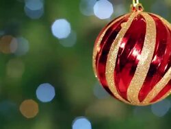 MS Shot of Christmas Decoration / Seoul, South Korea   Stock Footage