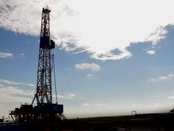Natural Gas Fracking Tower HD Stock Footage