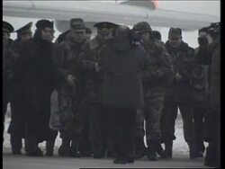 BOSNIA: RUSSIAN DEFENCE MINISTER PAVEL GRACHEV VISIT News Clip