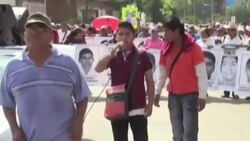 Protesters demand government action over disappearance of 43 students Instructional Video