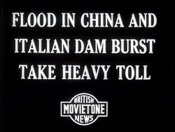 Flood in China and Italian dam burst take heavy toll. News Clip