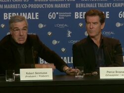 The Ghost Writer Press Conference: 60th Berlin Film Festival Stock Footage