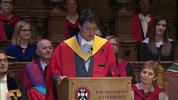 Speech soundbite - Canadian PM Justin Trudeau awarded honorary degree from Edinburgh University News Clip