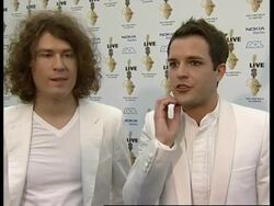 Backstage comment from stars of Live8 concerts News Clip