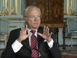 AP i/v with King of Sweden ahead of trip to US to promote Biogas News Clip