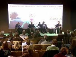 Invictus Press Conference Stock Footage