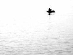 morning fishing Stock Footage