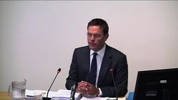 James Murdoch arrives at UK media ethics inquiry News Clip