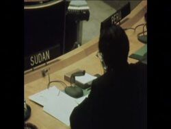 SYND 02-02-73 SUDANESE ENVOY TO UN SPEAKS ABOUT BORDER PROBLEMS BETWEEN RHODESIA AND ZAMBIA News Clip