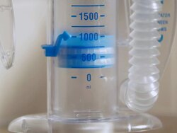 Incentive Spirometer Stock Footage