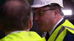 Ed Balls Visit To Lincoln Steel Forge Bifrangi UK News Clip