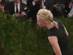 Cate Blanchett at "Schiaparelli And Prada: Impossible Conversations" Costume Institute Gala Stock Footage