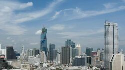 Towers cityscape Stock Footage