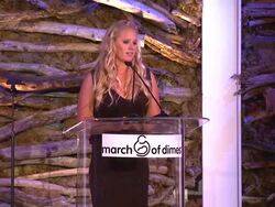 SPEECH: Kim Roscoe at 7th Annual March of Dimes Celebration of Babies on 12/07/2012 in Beverly Hills, CA. Stock Footage