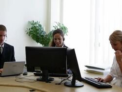 Customer Service Team Stock Footage