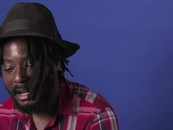 k-os interview (clip 3) Stock Footage