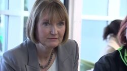 Harriet Harman Talking To Women News Clip