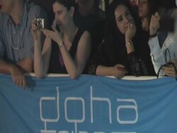 Doha Tribeca Film Festival 2009 - Day 1 Highlights Stock Footage