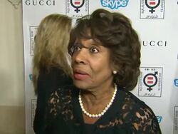 INTERVIEW - Congresswoman Maxine Waters on why it's important for her to support at Equality Now's "Make Equality Reality" Event Stock Footage