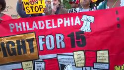 Hofstra University Protest, Presidential Debate 2016, Stock Footage