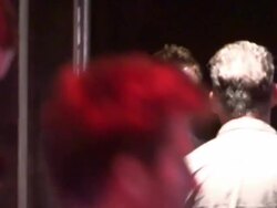 Michael Rosenbaum & Friends enter Pearl's Liquor Stock Footage