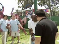 'A Time For Heroes' Celebrity Picnic and Carnival to Benefit the Elizabeth Glaser Pediatric AIDS Foundation Stock Footage