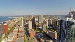 Aerial Washington Seattle Stock Footage