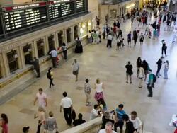 VIDEO: Grand Hall of Grand Central Terminal Stock Footage
