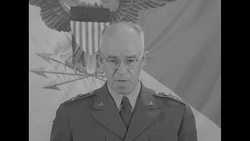 Gen. Omar Bradley Pentagon speech about Cold War nuclear strategy News Clip