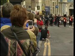 WRAP On eve of her 80th b-day, Queen meets BBC staff, preps at Windsor News Clip
