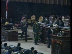 INDONESIA: PRESIDENT HABIBIE UNVEILS NEW STATE BUDGET News Clip
