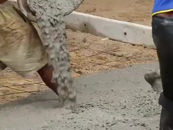 Concrete pouring. Stock Footage