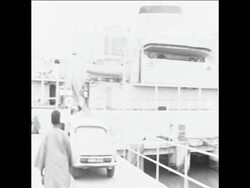 SYND 11 9 67 BIAFRAN SHIP DESTROYED BY NIGERIAN NAVY News Clip