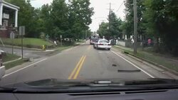 Traffic Car Accident and Police Car Stock Footage