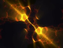 Fiery loopable flaming abstract background Stock Footage