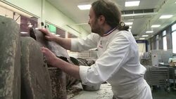 VOICED: Frenchman makes chocolate an art form with edible sculptures News Clip
