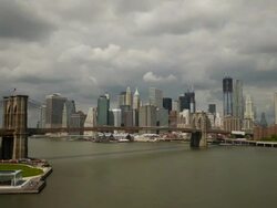 Manhattan timelapse New York. HD video Stock Footage