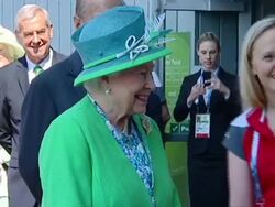 Queen Elizabeth II and Prince Philip Visit Commonwealth Games Sites News Clip