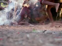 LA Himba Village Stock Footage