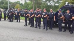 Demonstrators Rally at Baton Rouge Police HQ News Clip