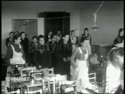 Female prisoners. sewing room Instructional Video