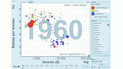 Hans Rosling: Religions and babies Instructional Video