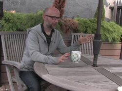 Moby Interview  (clip 14) Stock Footage