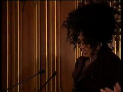 The ''City of Paris Award'' presented to Diana Ross last night News Clip